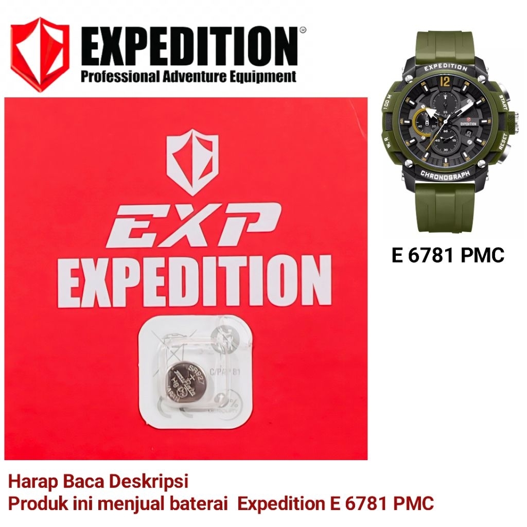 Baterai Jam Tangan Expedition E 6781 PMC