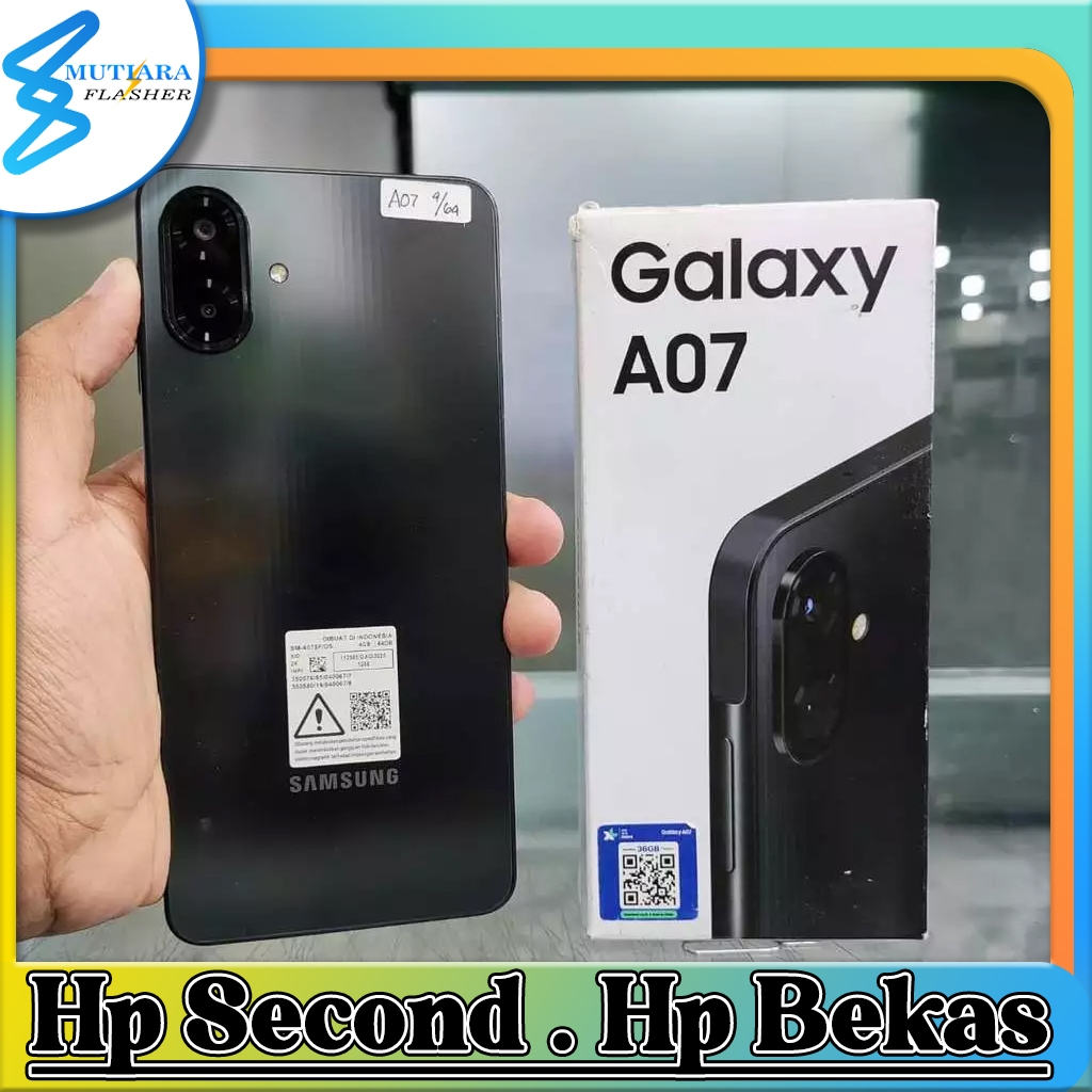 Samsung A07 4G | 5G Ram 4/64GB | Ram 4/128GB | Ram Bekas Original Flasher Store