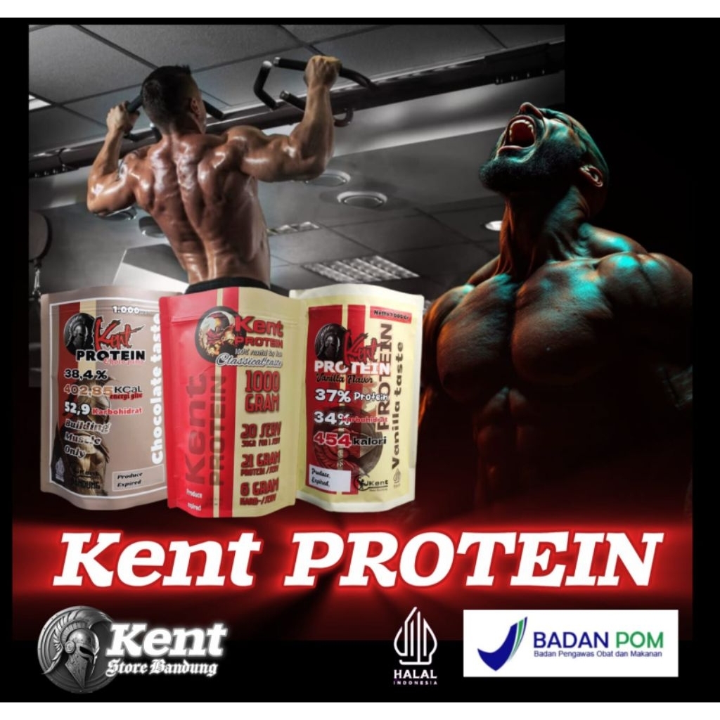Whey Kent protein Bubuk kedelai 1000 GRAM