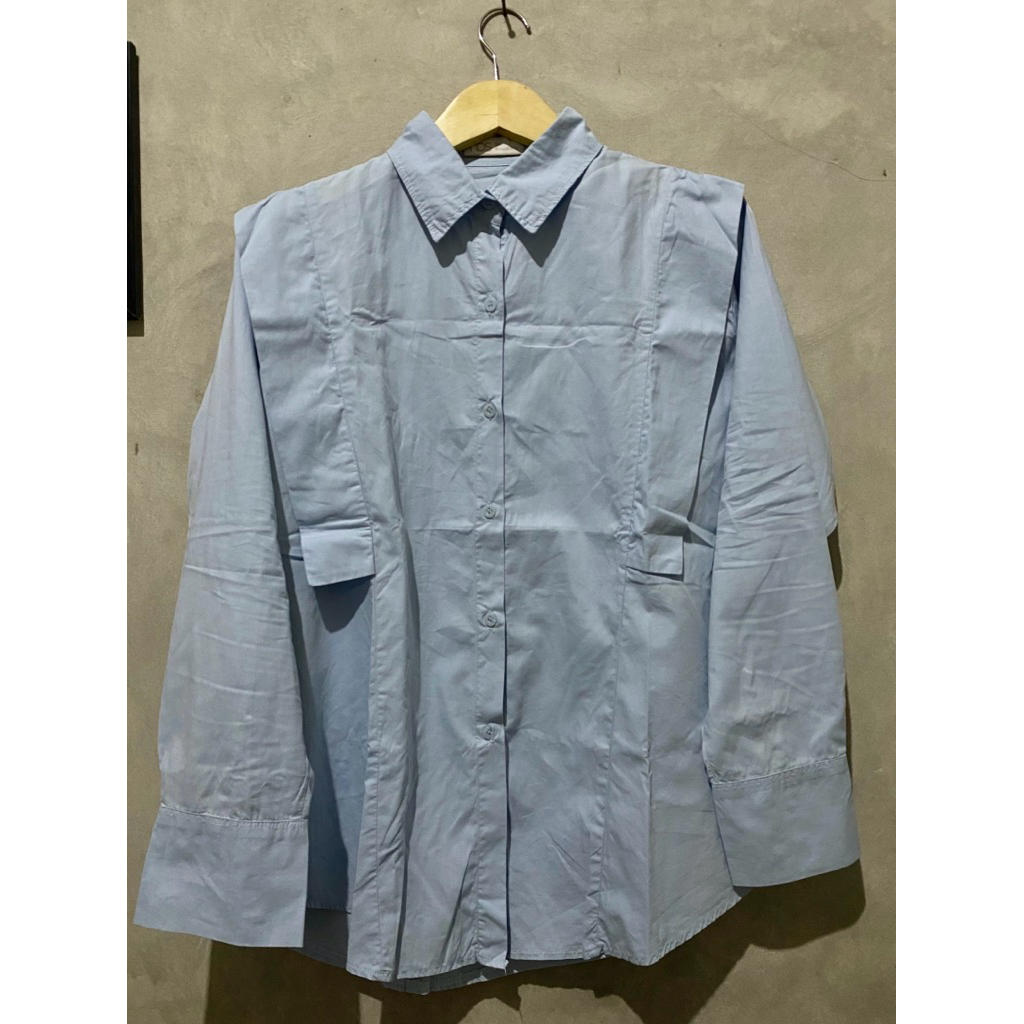 Hosofshopaholic - METISA SHIRT - Atasan - Kemeja Wanita - Katun Poplin preloved