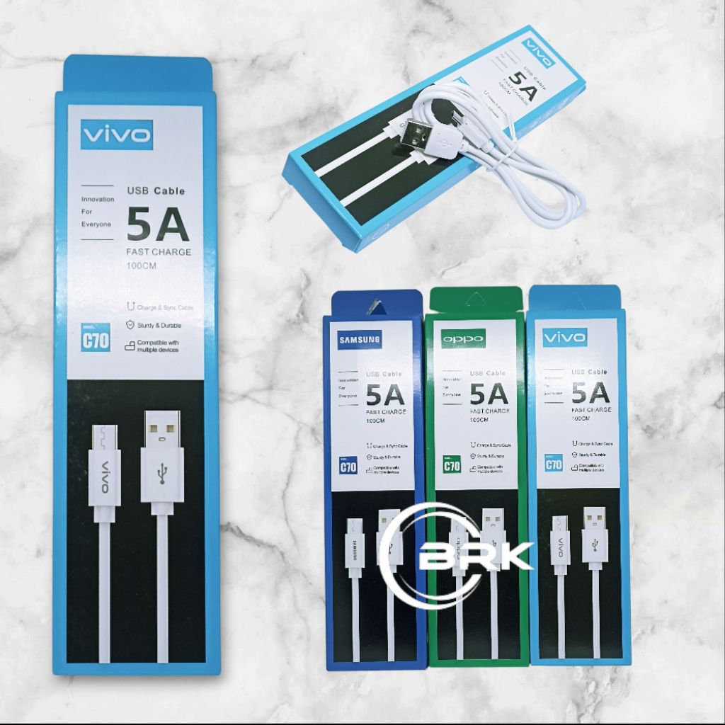 KABEL. KABEL DATA CHARGER CASAN VIVO Y12S / Y71 / Y91 / Y93 ORI 99%