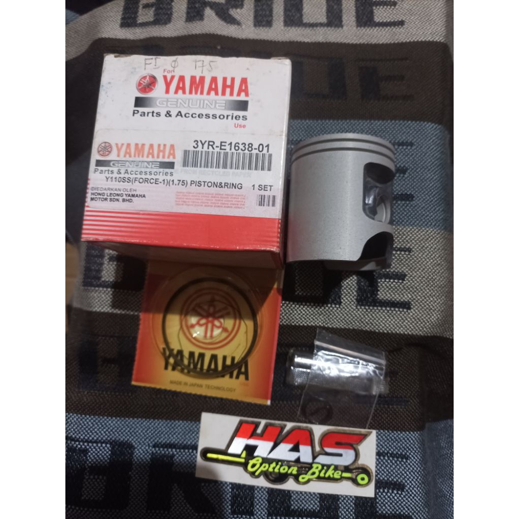 piston seher yamaha fiz fizR f1zr force OS. 1.75 3YR original yamaha malaysia hong leong yamaha