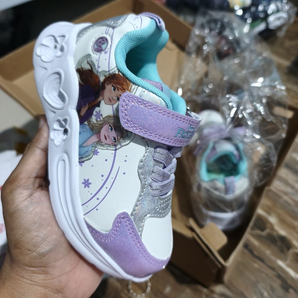 Bubble gummers Sepatu Frozen anak LED terbaruu viral
