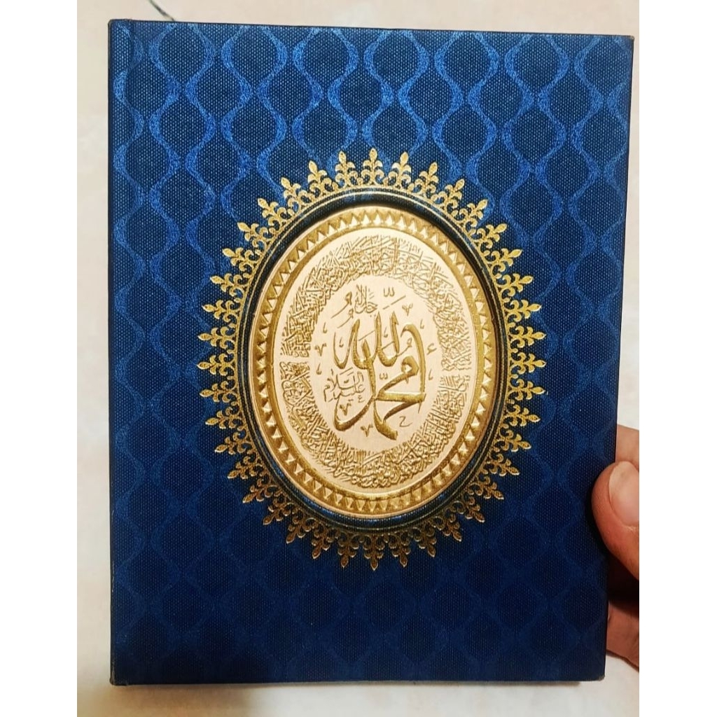 Buku Yasin dan Tahlil Hard Cover Doff 128 Halaman Biru Dongker HVS