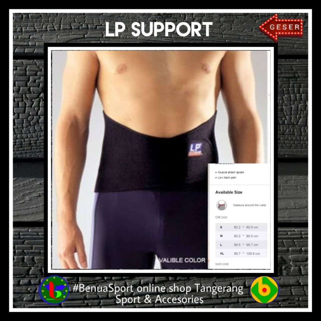 Deker perut / Korset / stagen / LP Back Support  Lp support 771 original taiwan dan ebox 1051/1052
