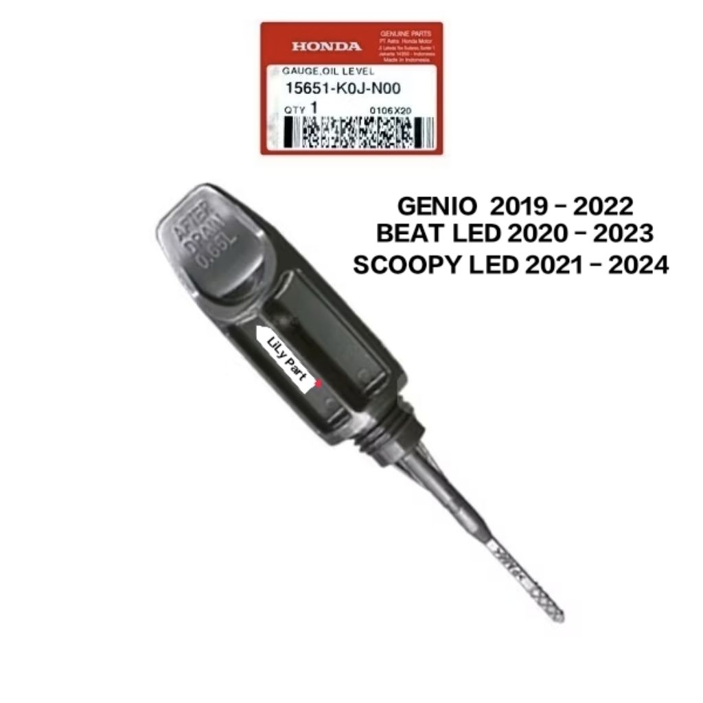 15651-K0J-N00 Tutup Oli Mesin GENIO / BEAT LED ( 2020 - 2023 ) / SCOOPY LED ( 2021 - 2023 )