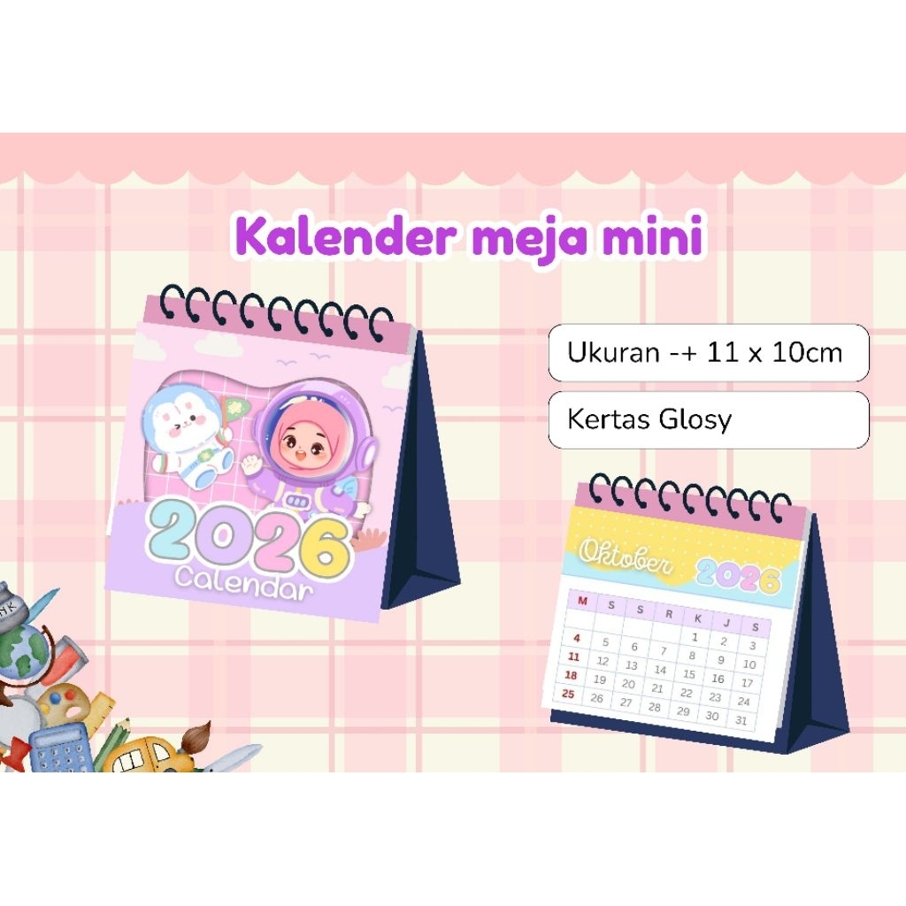 kalender Duduk Mini