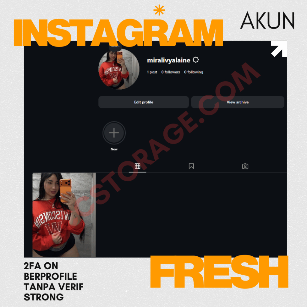 Akun Instagram Fresh  ( Polos ,New , Baru , Kosongan ,2FA ON)