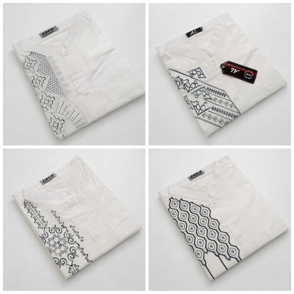 BAJU KOKO PRIA DEWASA MURAH PUTIH TULANG