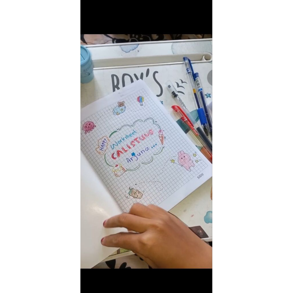 Worksheet Anak PAUD-TK Manual Buku Latihan Worksheet