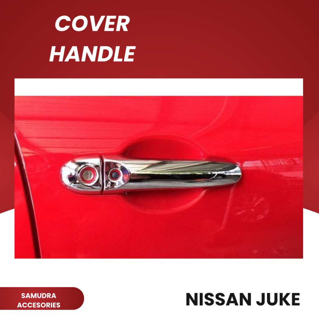 TERMURAH PAKET HANDLE + LIST PINTU BELAKANG + SILL PLATE BELAKANG STAINLESS NISSAN JUKE