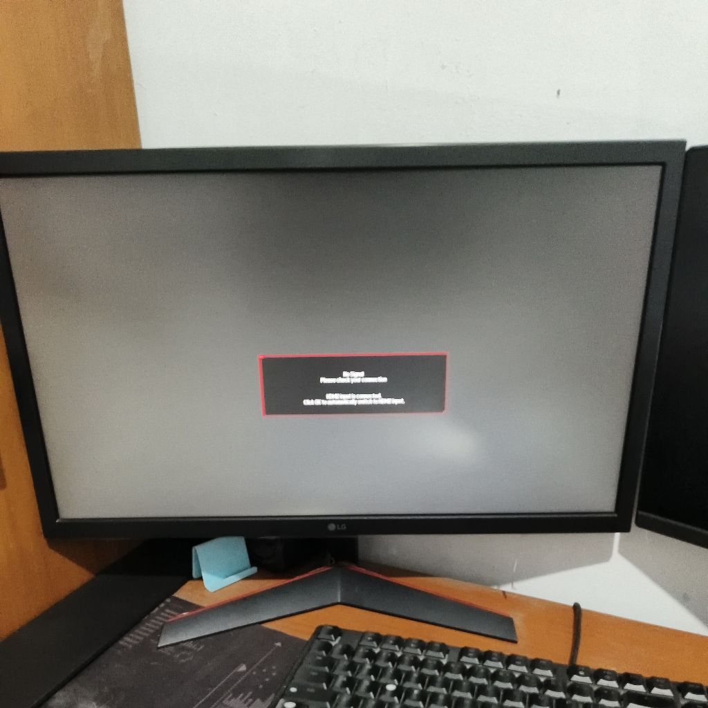 Monitor Gaming LG Ultra Gear 24GL600F 24Inch 144Hz Mulus