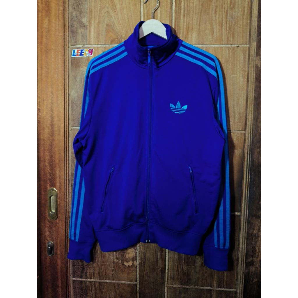 TRACKTOP ADIDAS FIREBIRD BLUE ON BLUE (RARE ITEM)