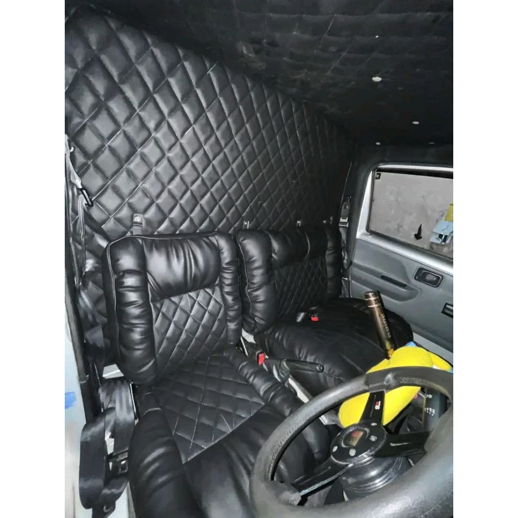 Sarung / Cover jok plafon atap + kabin belakang untuk mobil pickup ( New Carry / Carry Tayo ) Model 