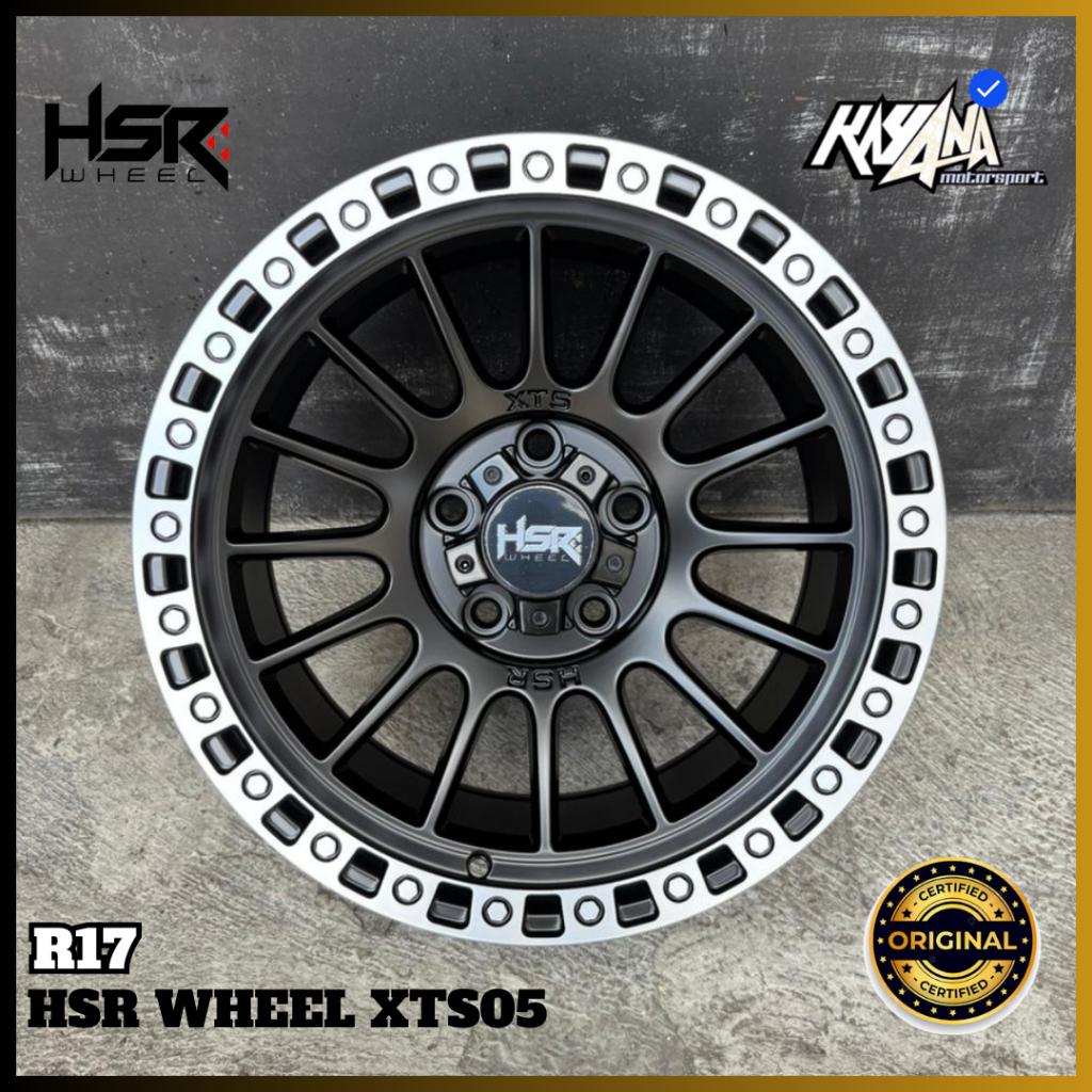 VELG MOBIL R17 RUBICON HSR WHEEL XTS05 R17 PCD 5X127 LEBAR 9 VELG MODEL OFFROAD R17