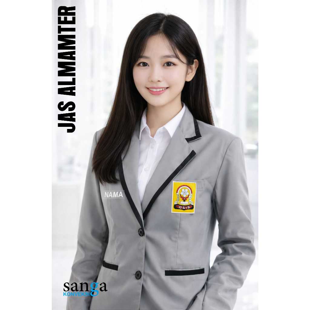 Jas Almamater, Warna navy lis putih Jas Osis, Jas Sekolah SMP / jas pondok pesantren (Raja Jas ALmam