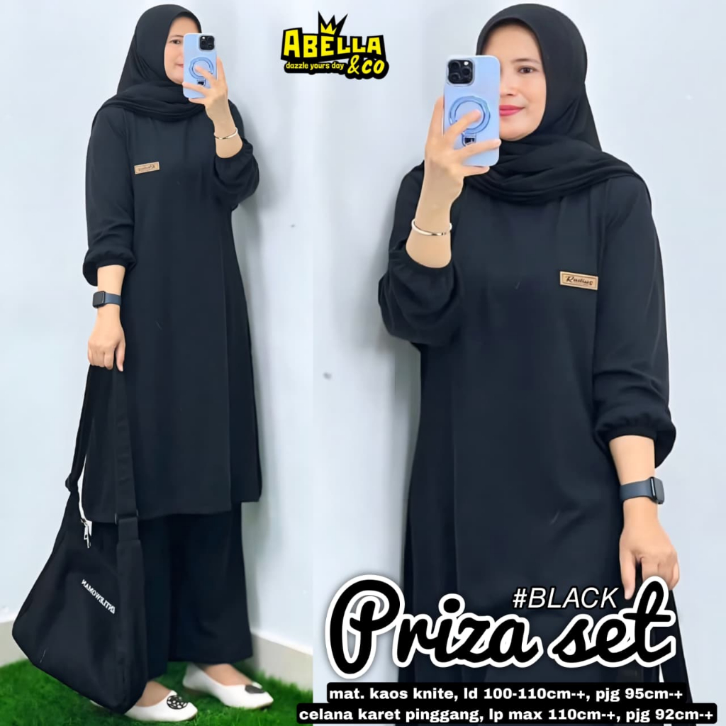 Pakaian Wanita HQ PRIZA SET From AbELLA FASHION STORE