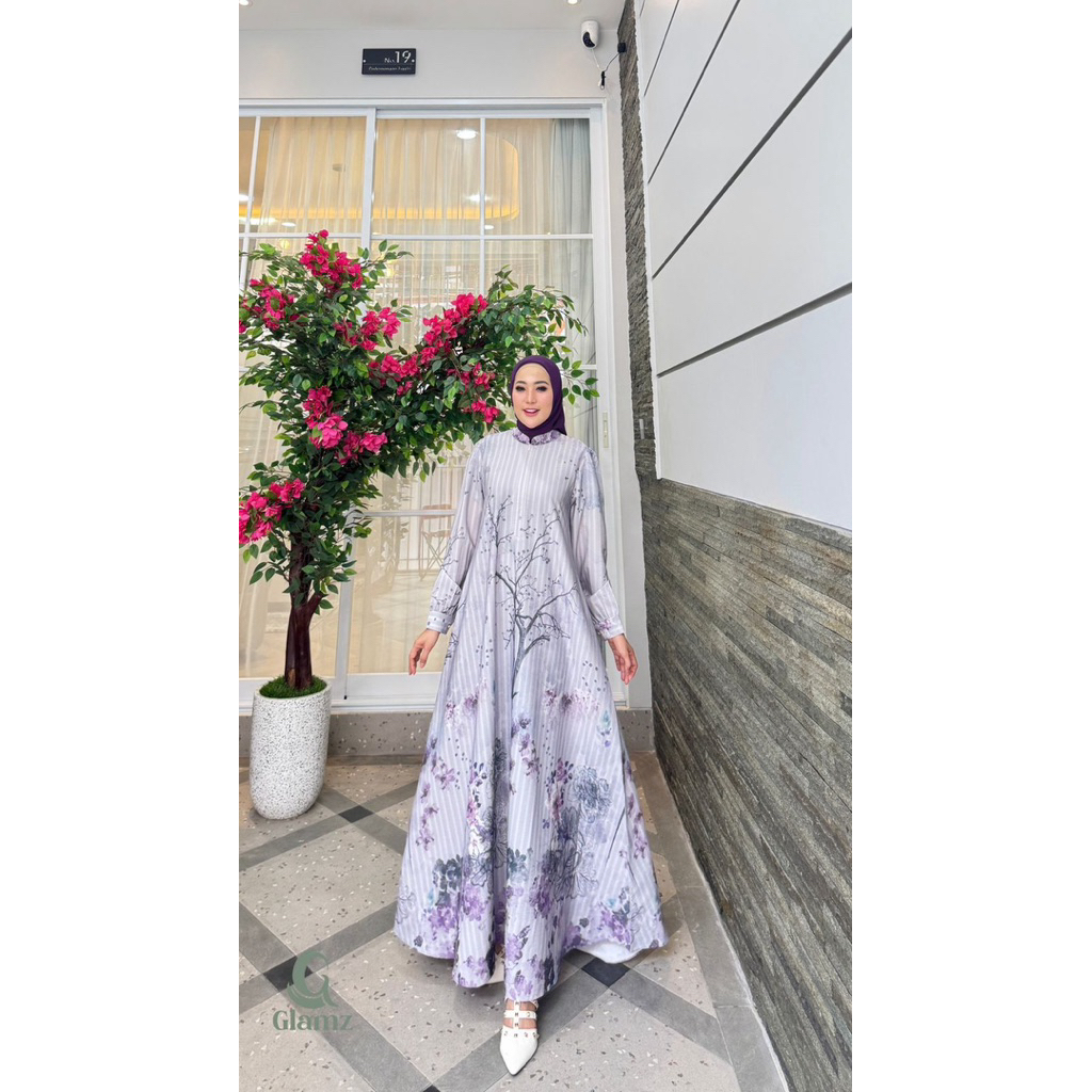 Athalia 7 gamis longdress dress Glamz original