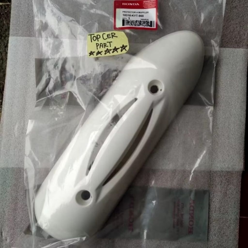 Tutup Knalpot Scoopy Lama Pelindung Knalpot Safety Knalpot Scoopy Karbu Ori KYT FREE BUBBLE WRAP