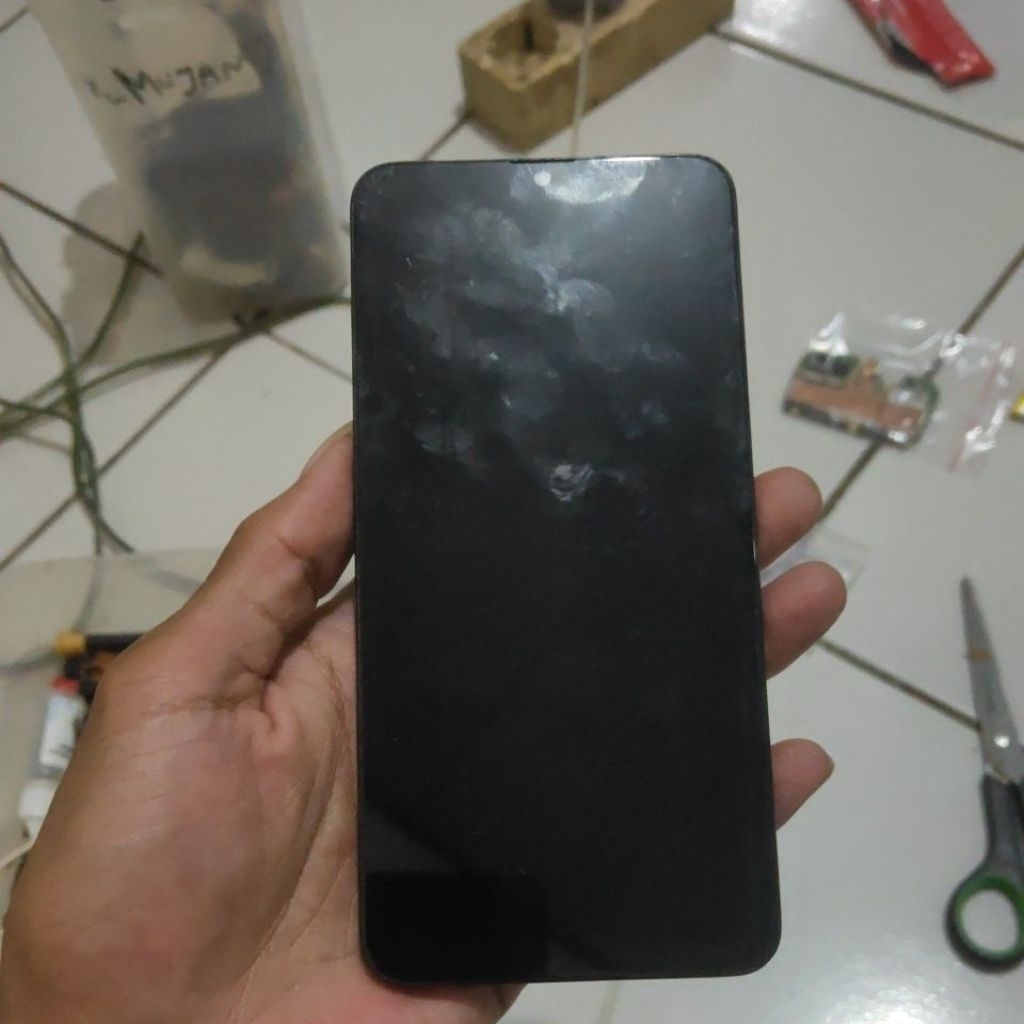 LCD+BAZEL MIDDLE FRAME OPPO A12 ORI COPOTAN NORMAL