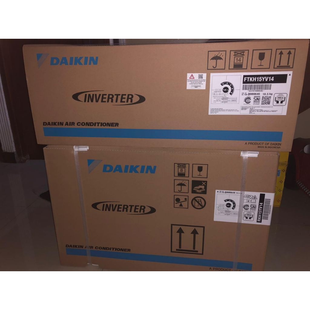 WTS AC Daikin Indonesia Inverter 1/2PK Seri Alpha Inverter Indoor Outdoor Unit Only