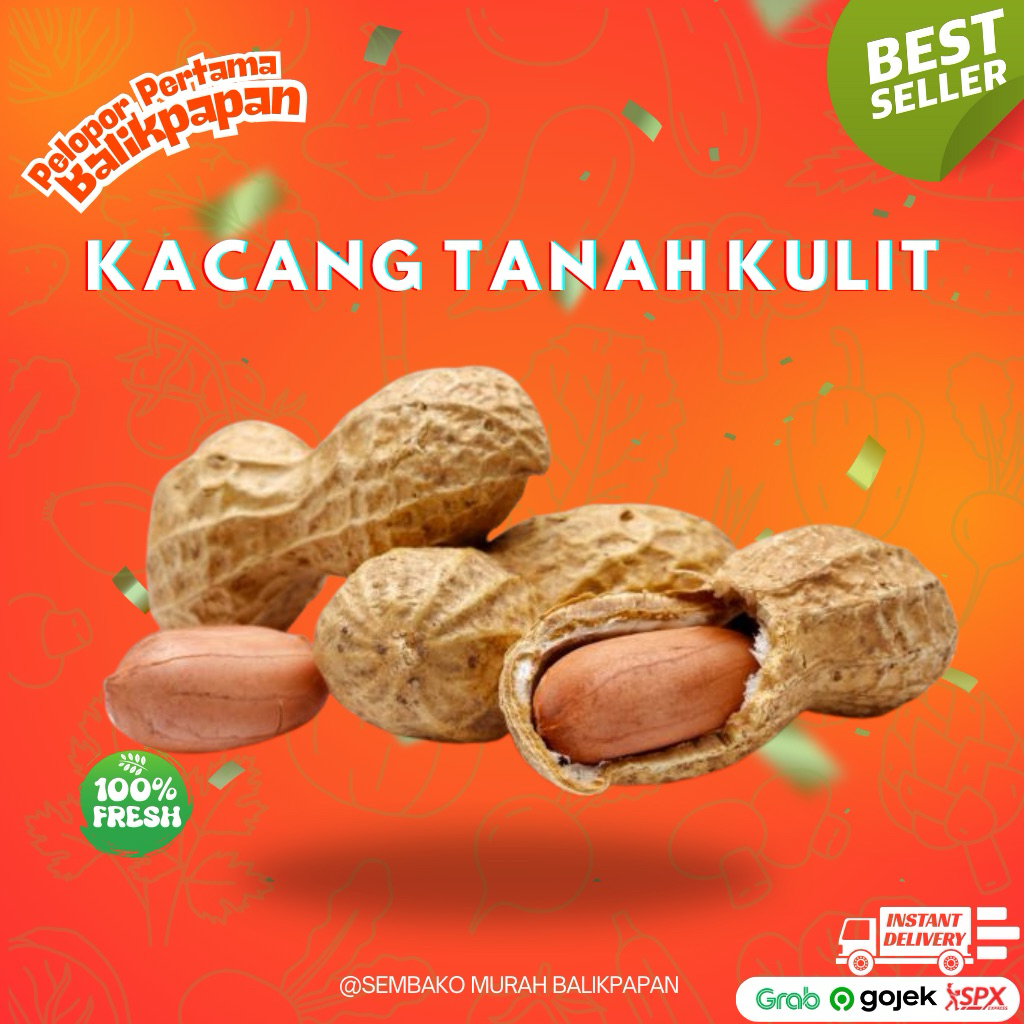 Kacang Tanah Kulit Basah