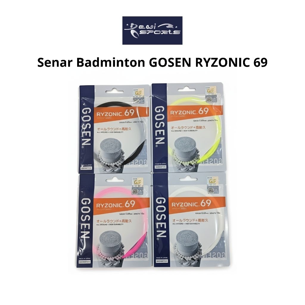 Senar Raket Badminton Gosen Ryzonic 69 BSRY69 JP