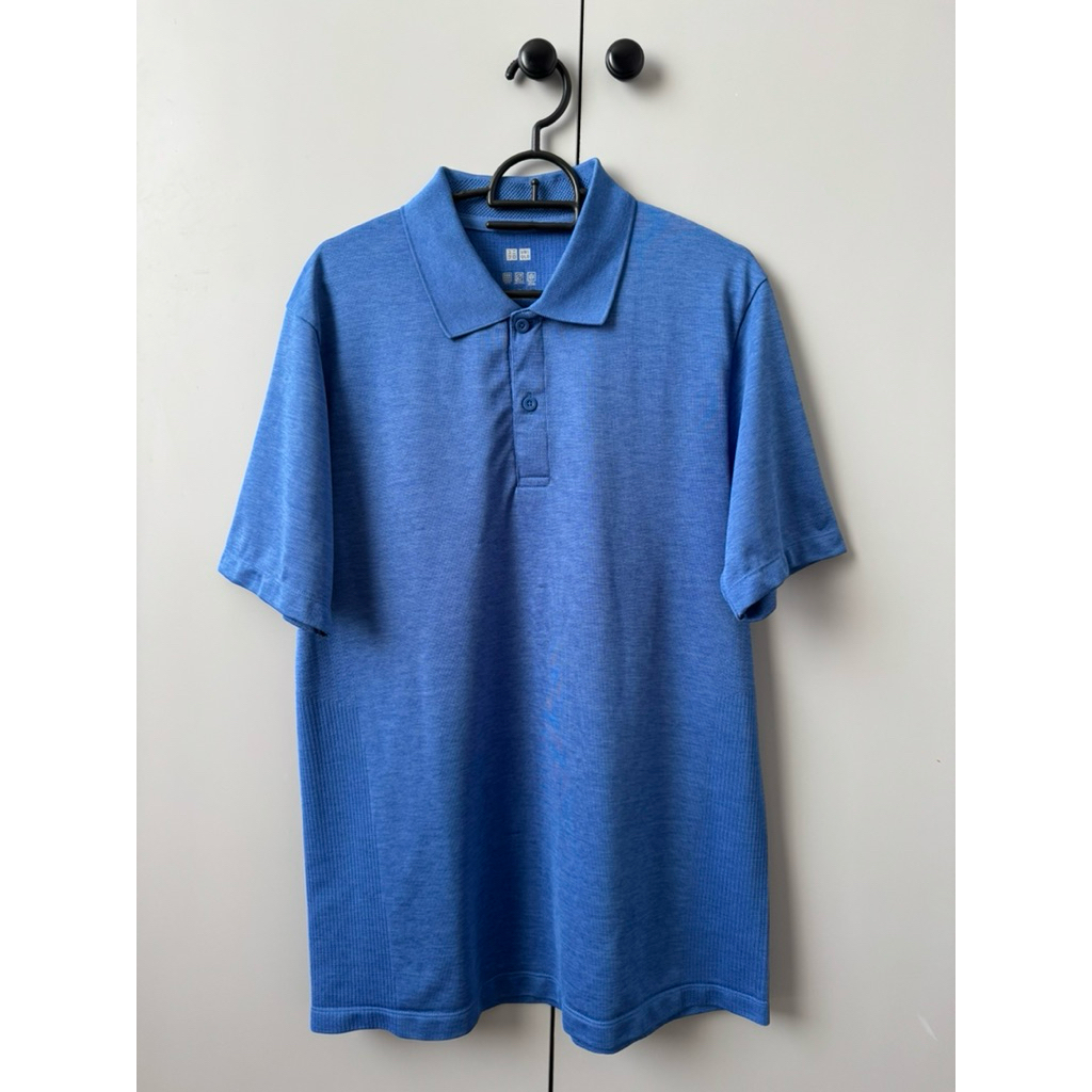 [Preloved] UNIQLO T-shirt DryEx Pria - Biru