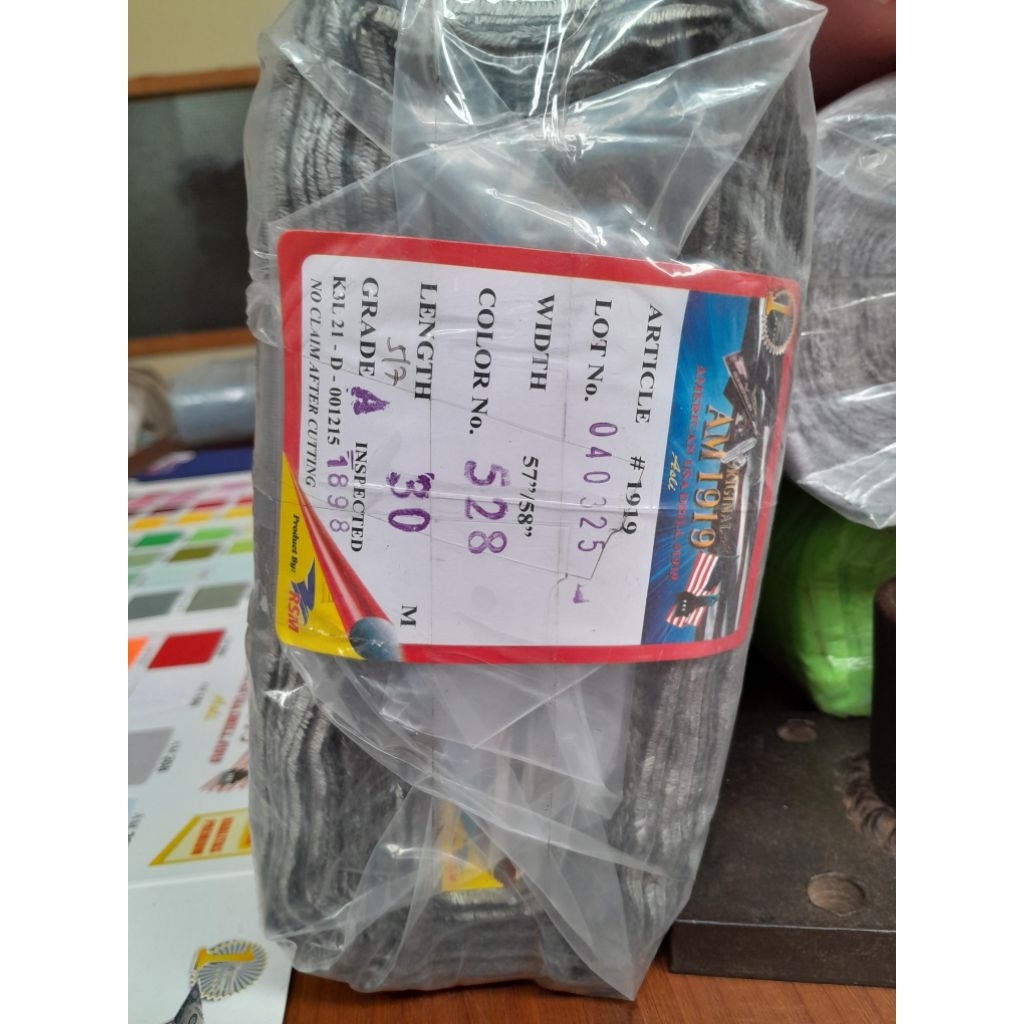 textile Kain Roll American Drill 1919 no