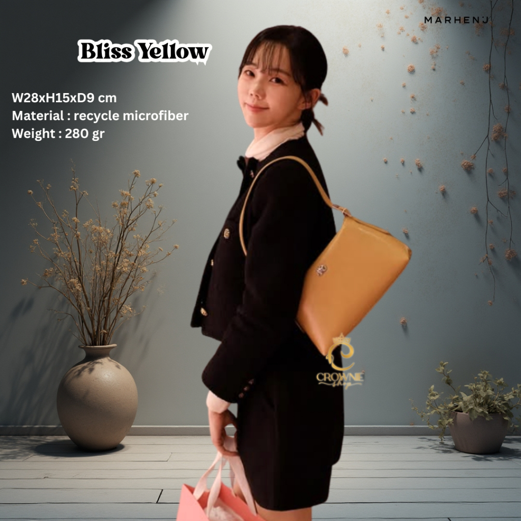 Tas wanita korea Marhen J shoulder hobo leather BLISS BAG