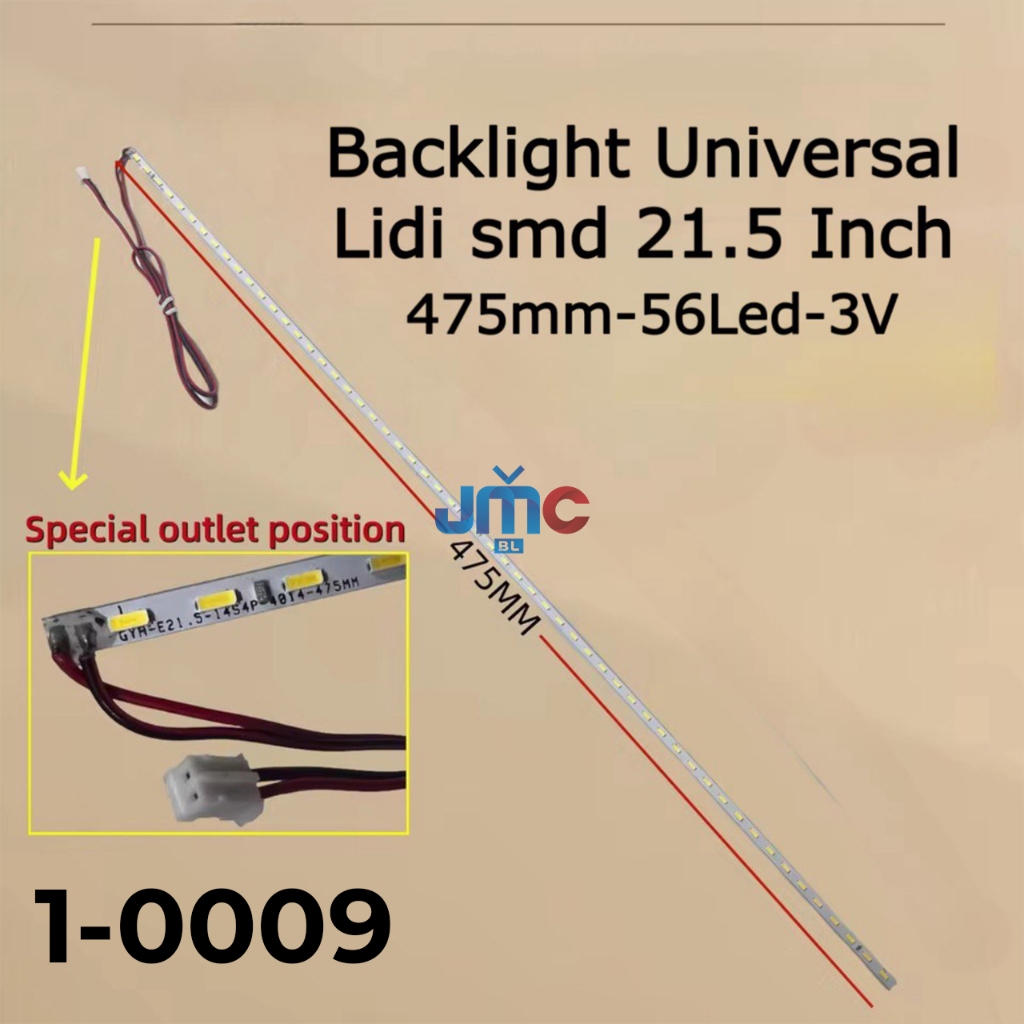 Backlight Universal Strip Lidi 21.5 Inch dan 22 Inch Lidi SMD Multi 56LED 475mm
