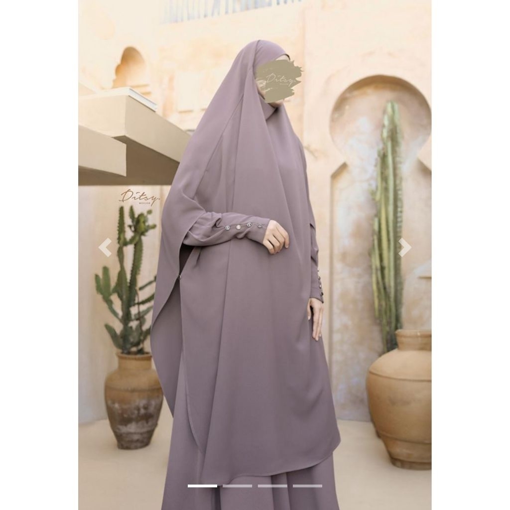 Ditsy Moslem - Shaima Series French Khimar Mazen Anti UV