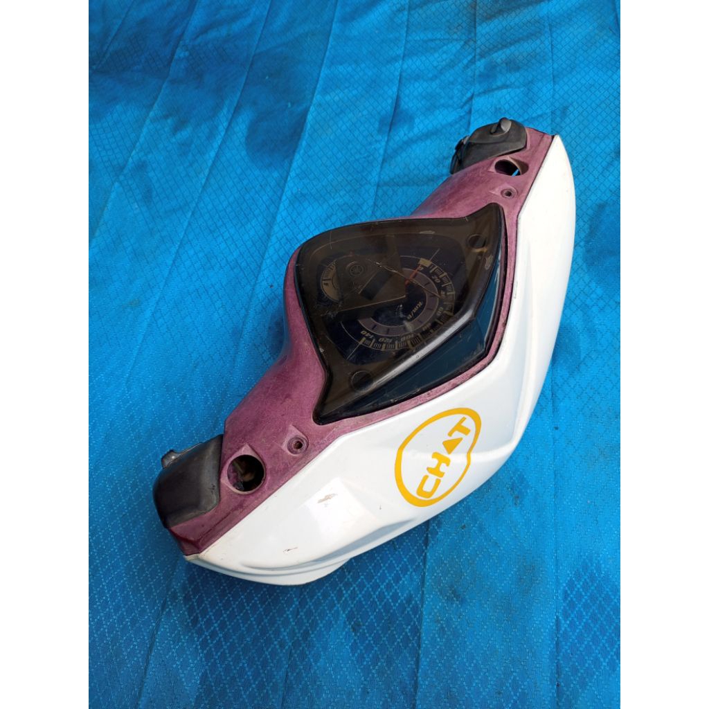 batok kepala set Yamaha Mio soul karbu Original / batok set spidometer Mio soul karbu Original copot