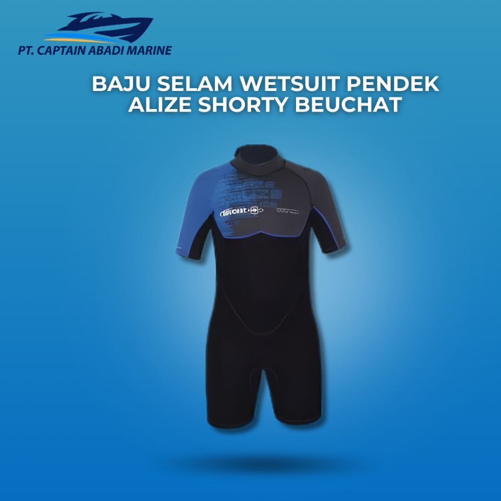 Baju selam wetsuit pendek alize shorty beuchat