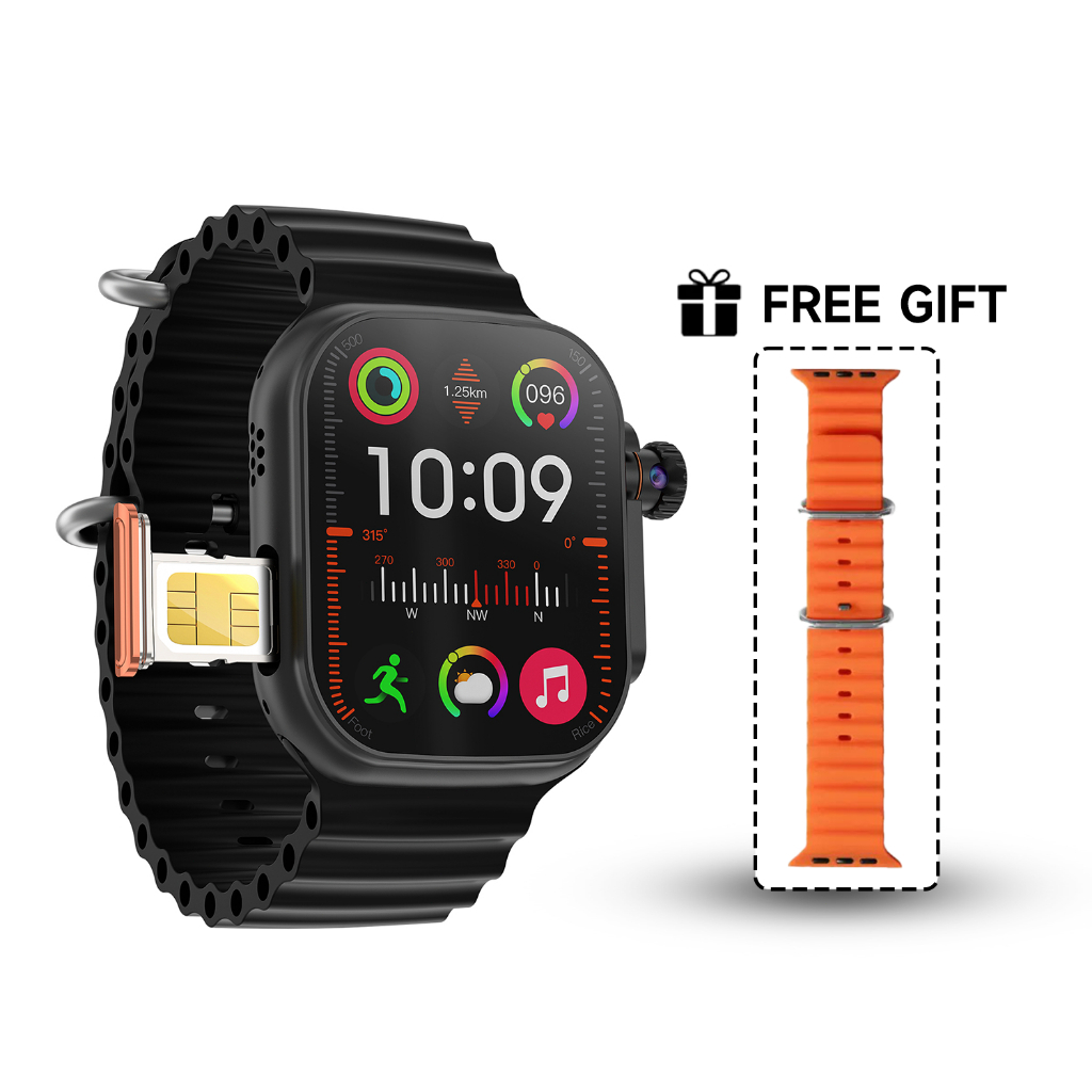 SMARTWATCH TERBARU BISA VC 4G Sim card Smartwatch S9 ULTRA 4G & 5G  RAM 4 / 64GB | SIM CARD Bisa Non