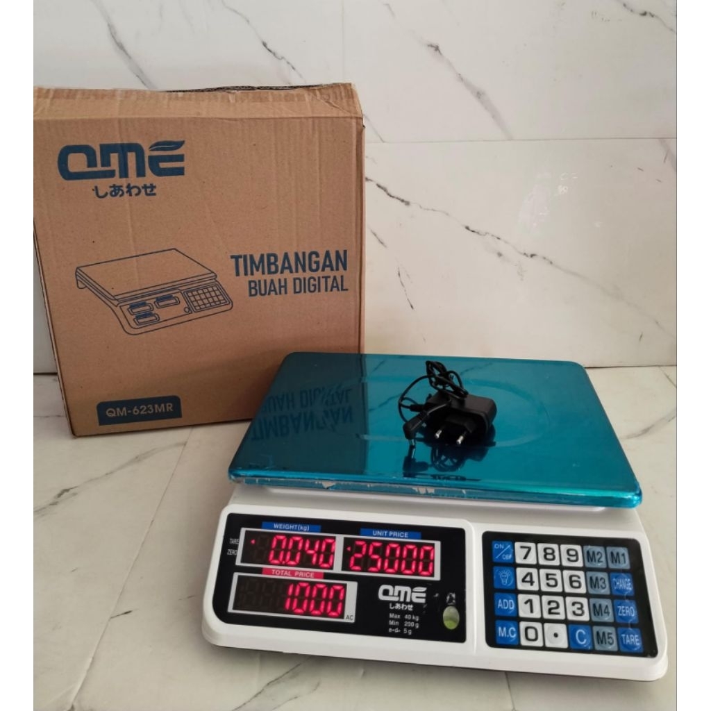 Timbangan digital 40kg piringan datar/Timbangan serba guna