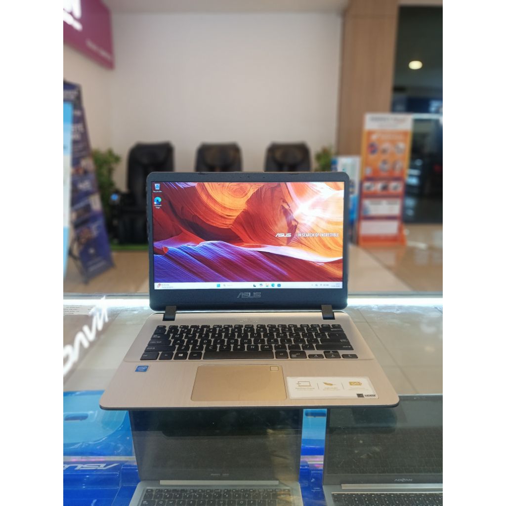 Asus A407MA Intel N4000 Ram 8GB SSD 256GB Layar 14 inch Windows 10 - Second