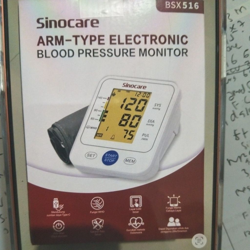 tensi digital suara sinocare BSX516