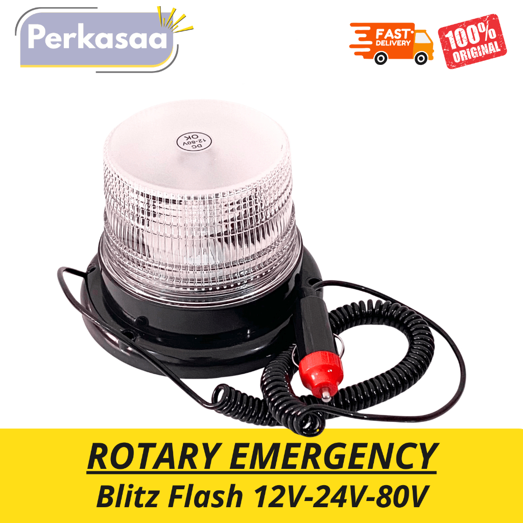 Lampu Rotary Emergency Rotary LED Blitz Flash 12V 24V