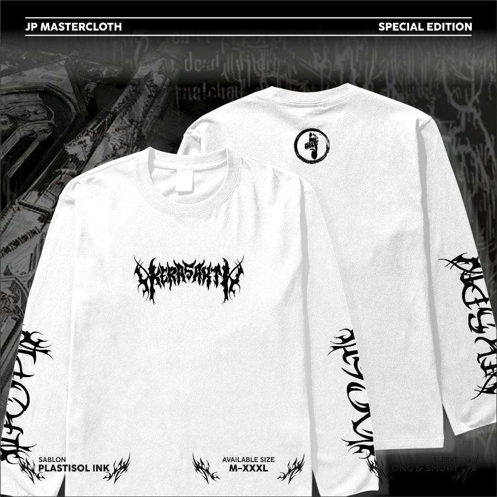 KAOS IKS PI KERA SAKTI METAL CASUAL DESAIN TERBARU