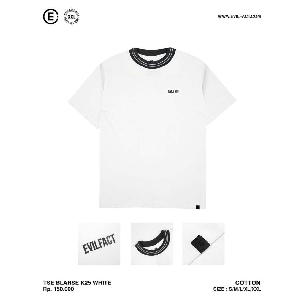 EVIL ARMY T-SHIRT - TSE BLARSE K25 WHITE