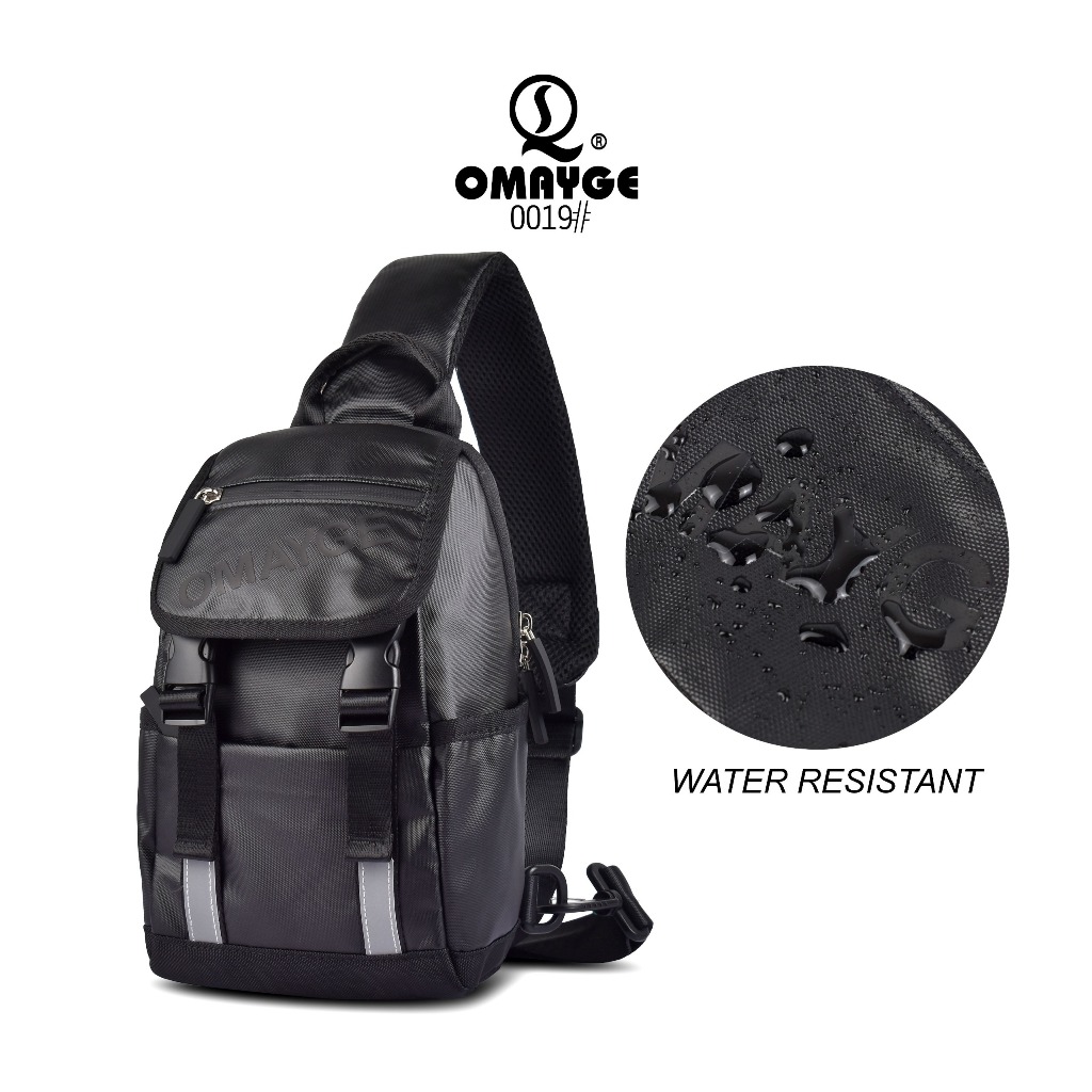 Omayge OM Tas Selempang Omayge 0019 Tas Slingbag Pria Tas Bahu
