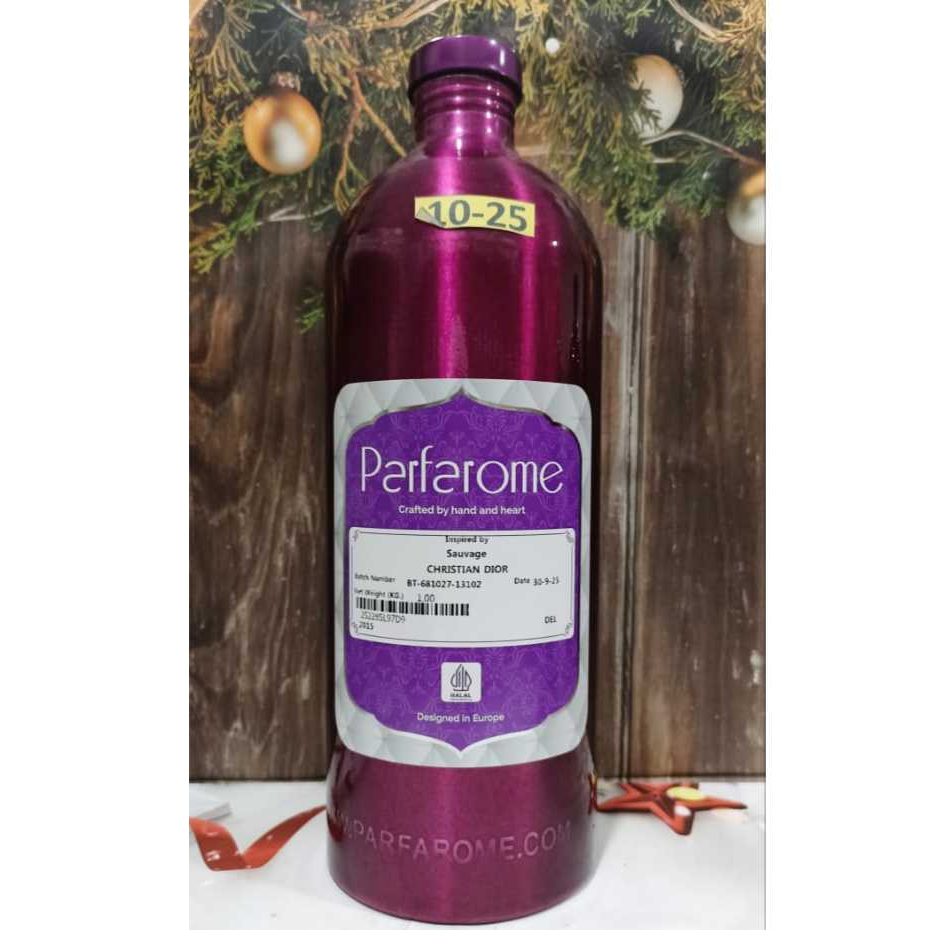 Parfarome Deluxe - D10R S4UV4GE , Bibit parfum murni segel pabrik 500 ml / 1 kg.