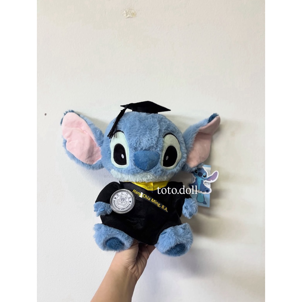 BONEKA WISUDA STITCH ORIGINAL LICENSE MINISO