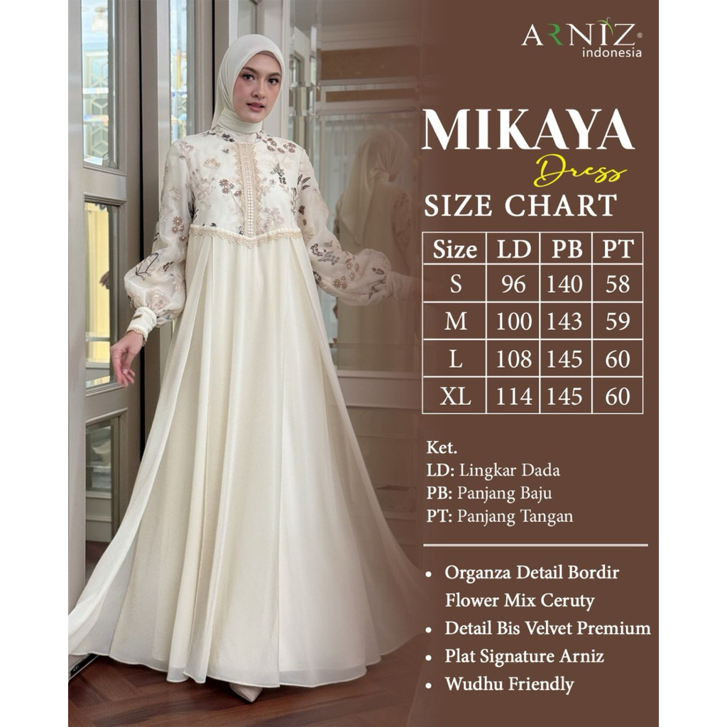 Mikaya dress by arniz indonesia (ORI)