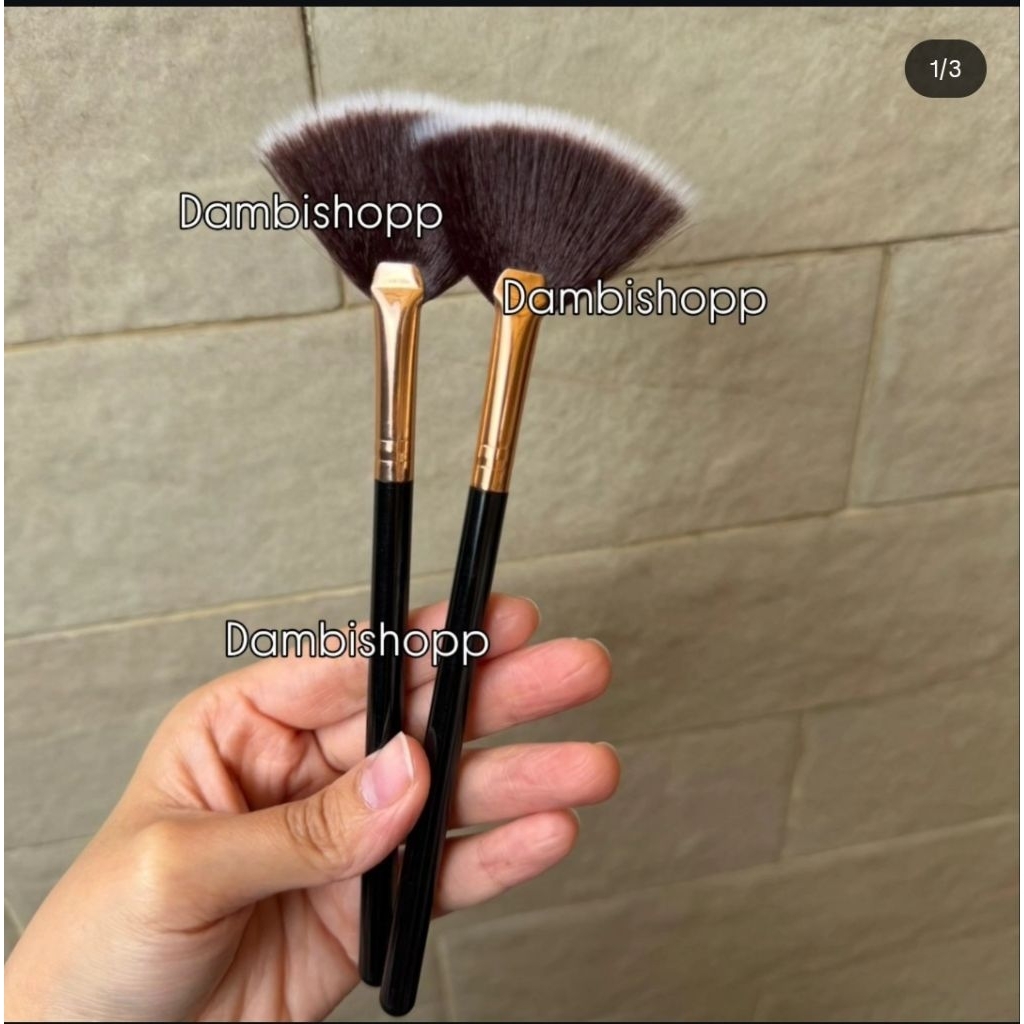 KUAS KIPAS PREMIUM OLES NASTAR // KUAS PENGOLES NASTAR KUE KERING PREMIUM BENTUK KIPAS - PER 1 PCS -