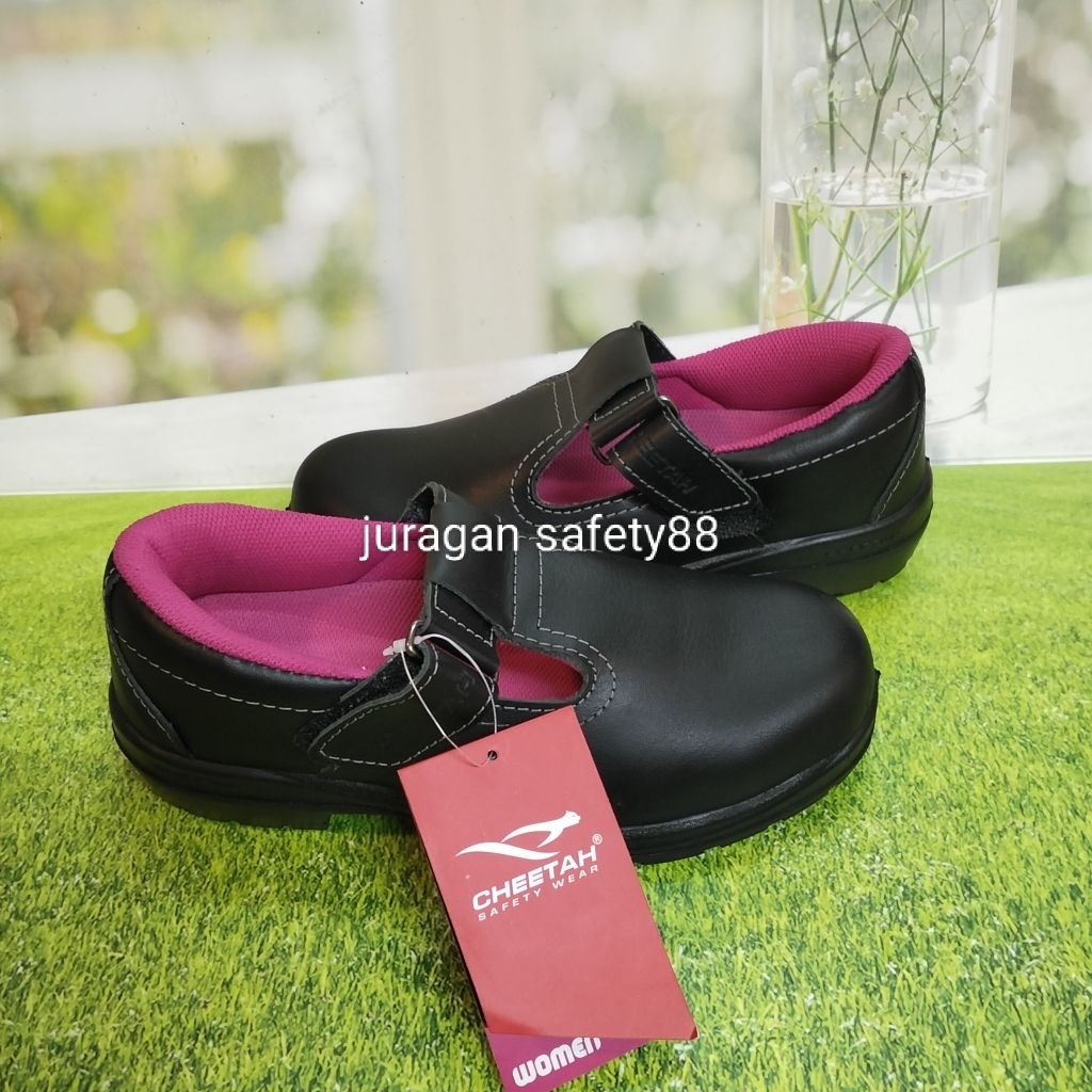 Sepatu Safety Cheetah Type 4008H / Sepatu Safety Wanita Original Berkualitas
