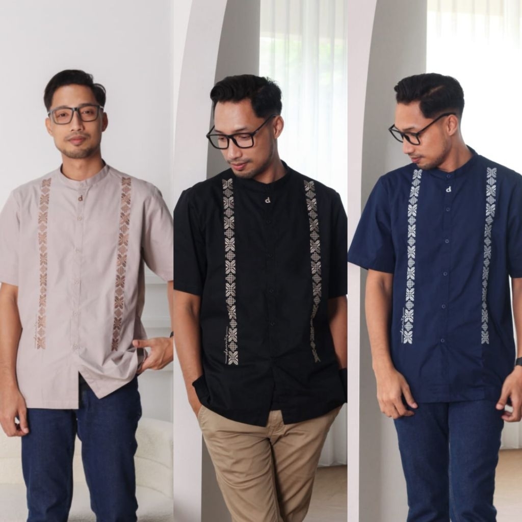 Koko Dewasa Terbaru Dannis D'Aruna / Koko Pria Terbaru Dannis d' Aruna Black - Navy - Light Khaky / 