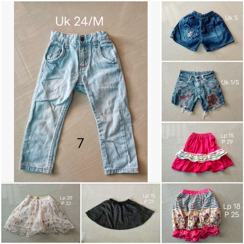 Celana/Rok anak Preloved