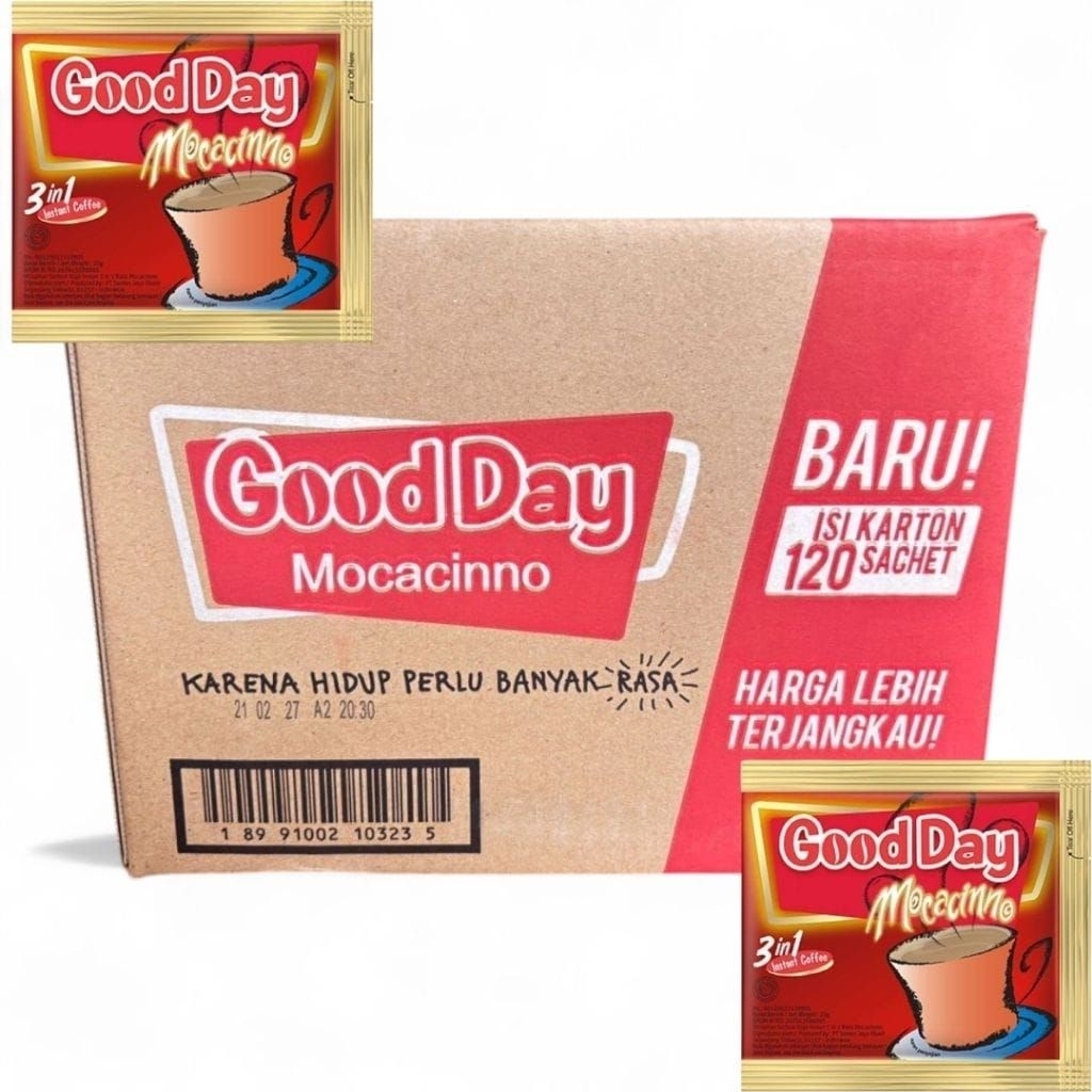 Kopi GoodDay Mocacinno 1 Dus 12 Renteng